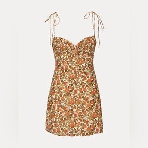 Realisation 100% SILK The Devon in 70s Floral XS